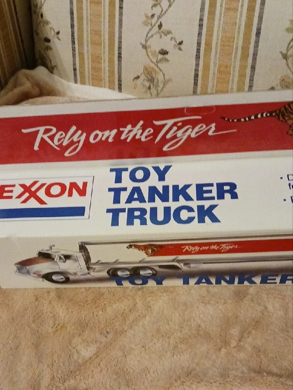 Red & Silver Toy Tanker Truck - Rely on the Tiger